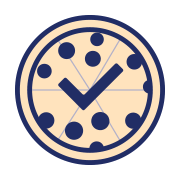 A vector illustrations of pizza done.