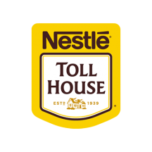 Nestle Toll House Logo with text written as “ESTD 1939" on the logo