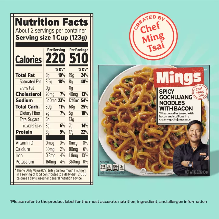 Spicy Gochujang Noodles with Bacon