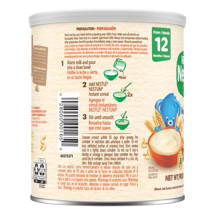 Cereal con Trigo y Miel de Nestum