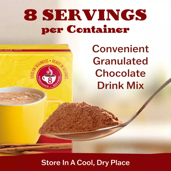 Chocolate caliente instantáneo estilo mexicano