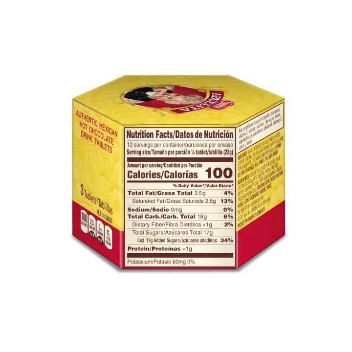 Tabletas para chocolate caliente mexicano - 3 tabletas