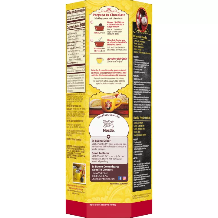 Mexican Hot Chocolate Drink Mix Tablets - 12 tabs