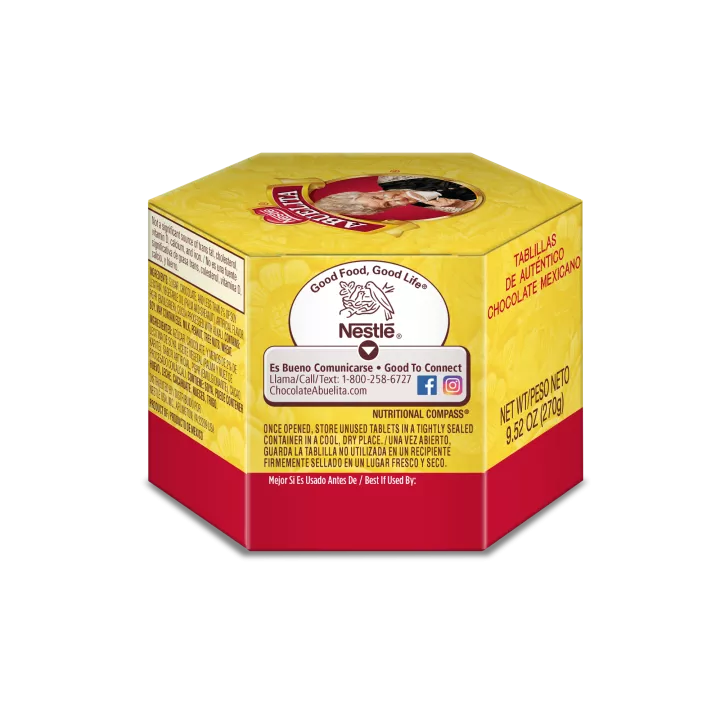 Tabletas para chocolate caliente mexicano - 3 tabletas