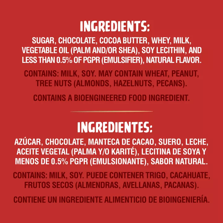 Nestle Carlos V Milk Chocolate Style Bars 96 Count Box, 60.9oz