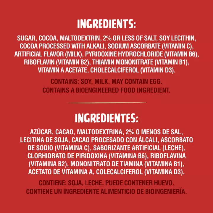 Nestle Carlos V Powder Chocolate Flavored Drink Mix 14.1oz