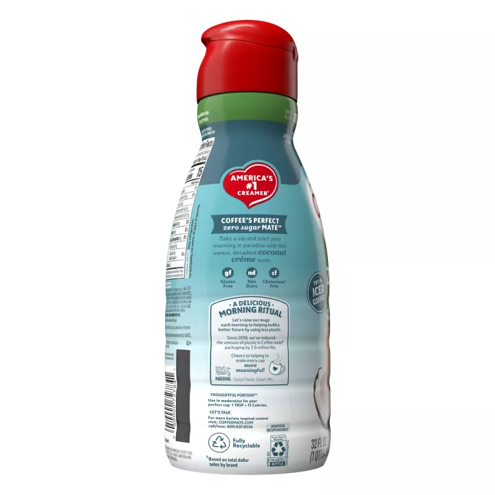 Zero Sugar Coconut Crème Liquid Coffee Creamer