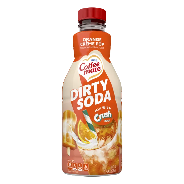 Orange Crème Pop Flavored Dirty Soda Creamer