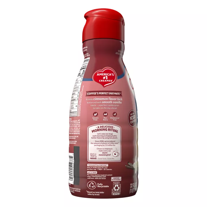 Cinnamon Vanilla Crème Liquid Coffee Creamer