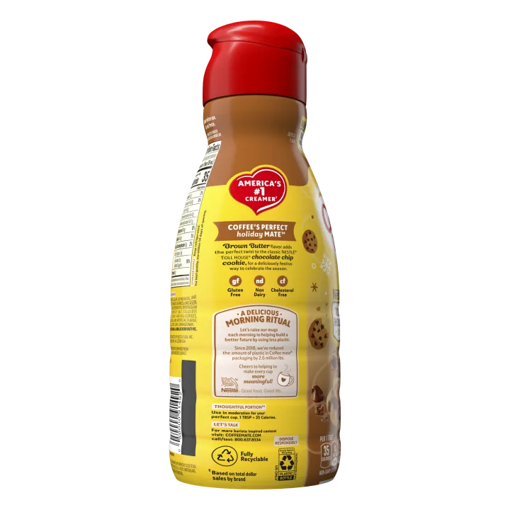 Nestle Coffee mate Brown Butter Chocolate Chip Cookie Liquid Coffee Creamer