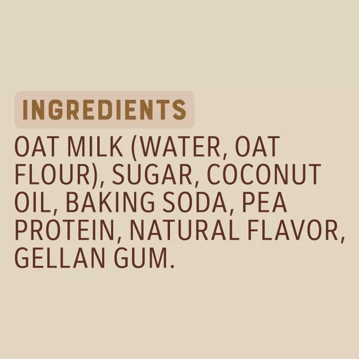 Brown Sugar Flavored Oat Milk Coffee Creamer