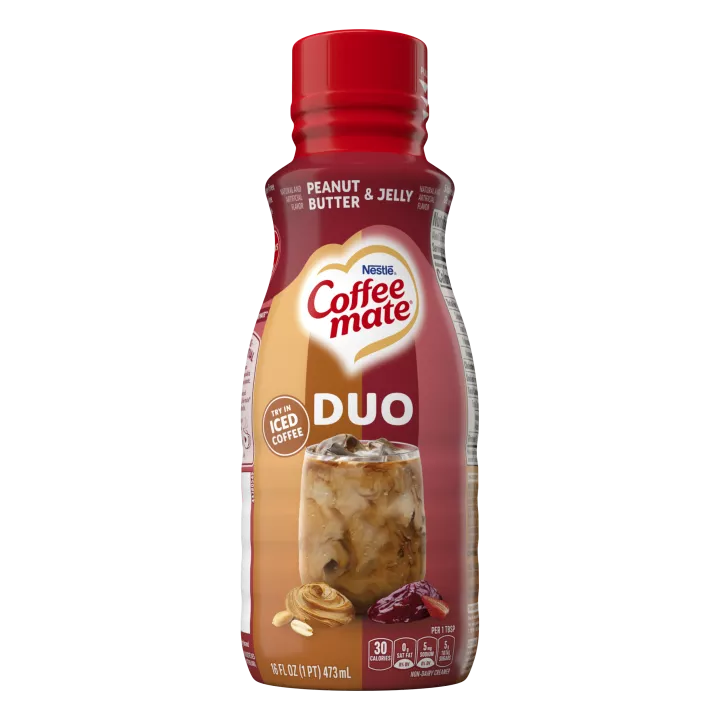 Peanut Butter + Jelly Duo Liquid Coffee Creamer