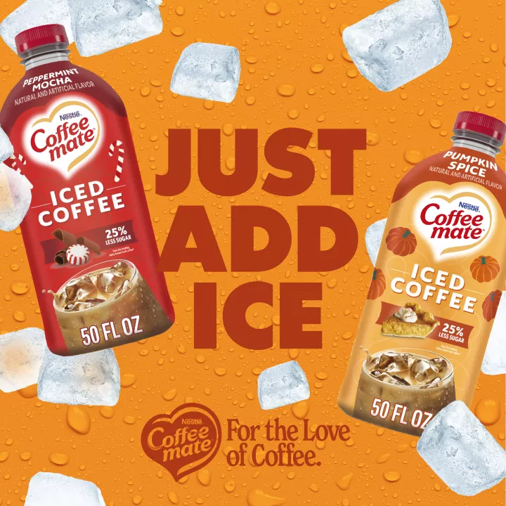Pumpkin Spice Flavored Iced Coffee