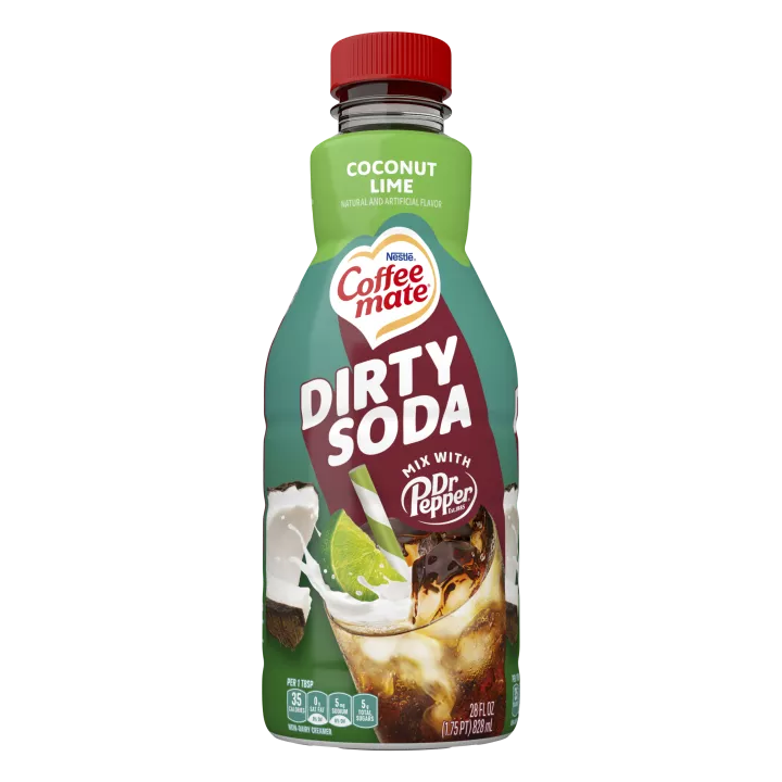 Coconut Lime Flavored Dirty Soda Creamer