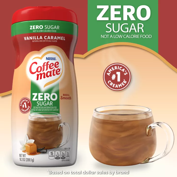Sugar Free Vanilla Caramel Powder Coffee Creamer