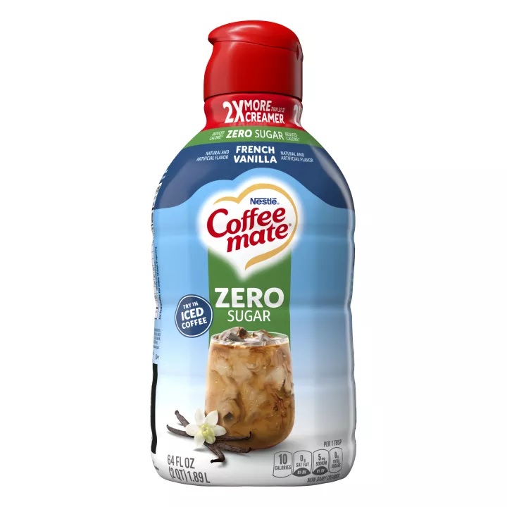 Zero Sugar French Vanilla Flavored Liquid Coffee Creamer