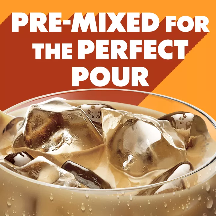 Pumpkin Spice Flavored Iced Coffee