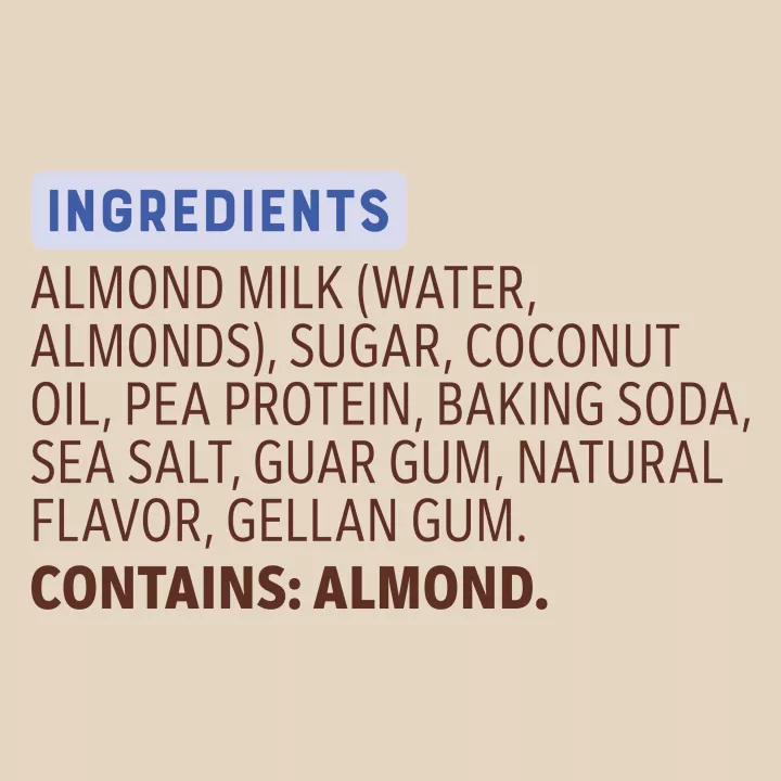 Vanilla Flavored Almond Milk Coffee Creamer