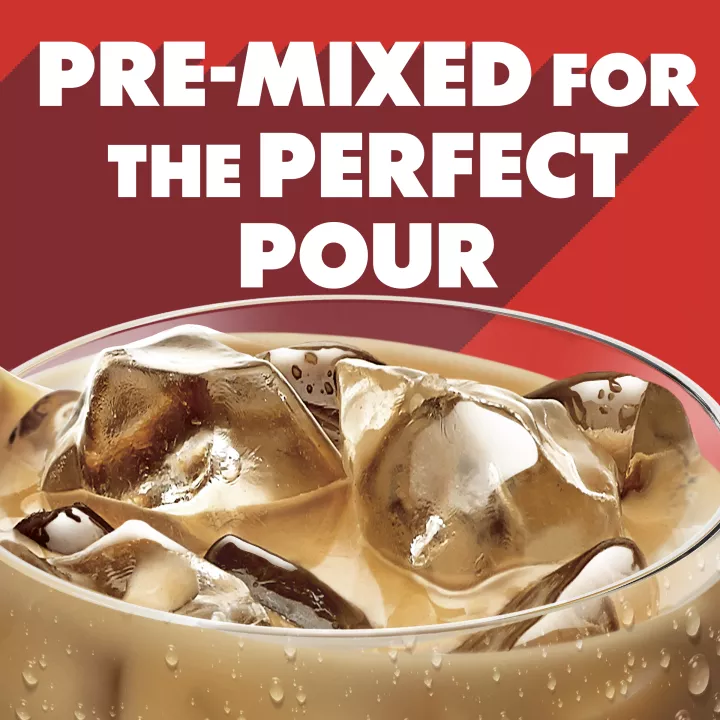 Peppermint Mocha Flavored Iced Coffee