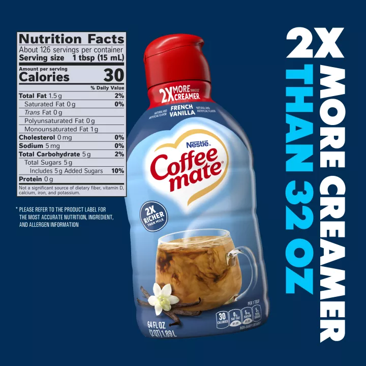 French Vanilla Liquid Coffee Creamer