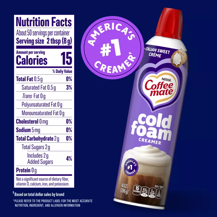 Italian Sweet Crème Cold Foam Creamer