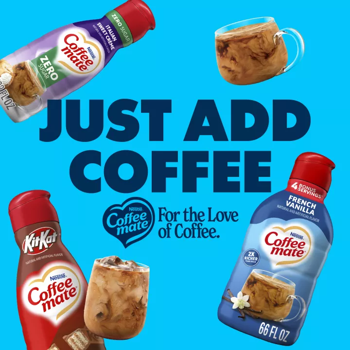 French Vanilla Flavored Liquid Coffee Creamer