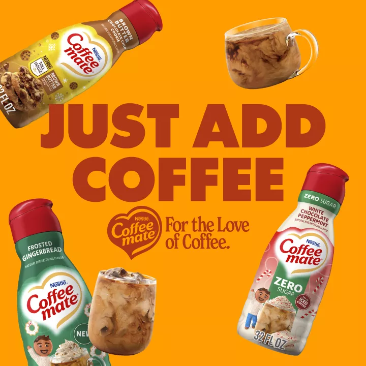 NESTLE COFFEE MATE Pumpkin Spice Liquid Non-Dairy Creamer 32 fl oz Bottle