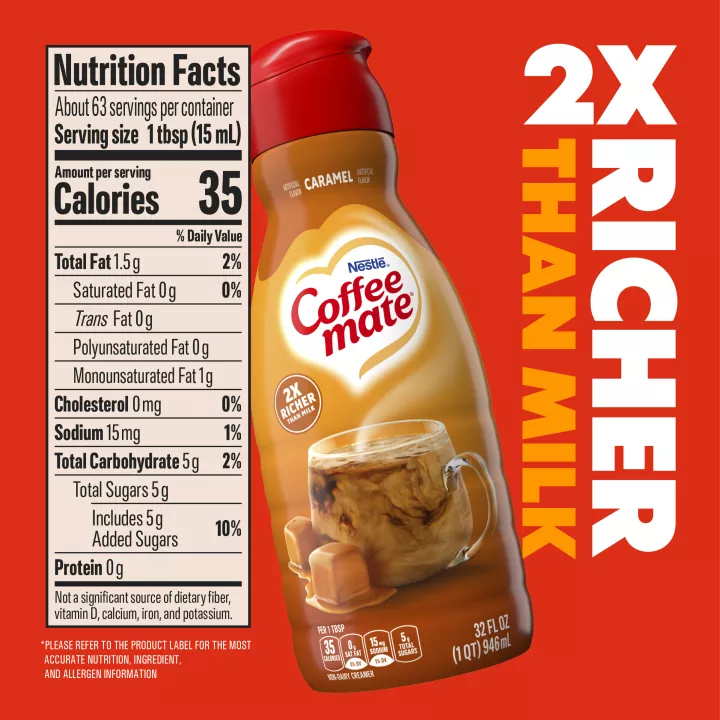 Caramel Liquid Coffee Creamer