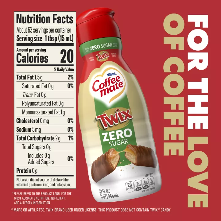 Zero Sugar Twix® Liquid Coffee Creamer