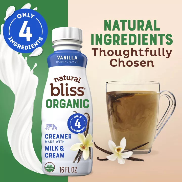 Organic Vanilla Flavored Coffee Creamer