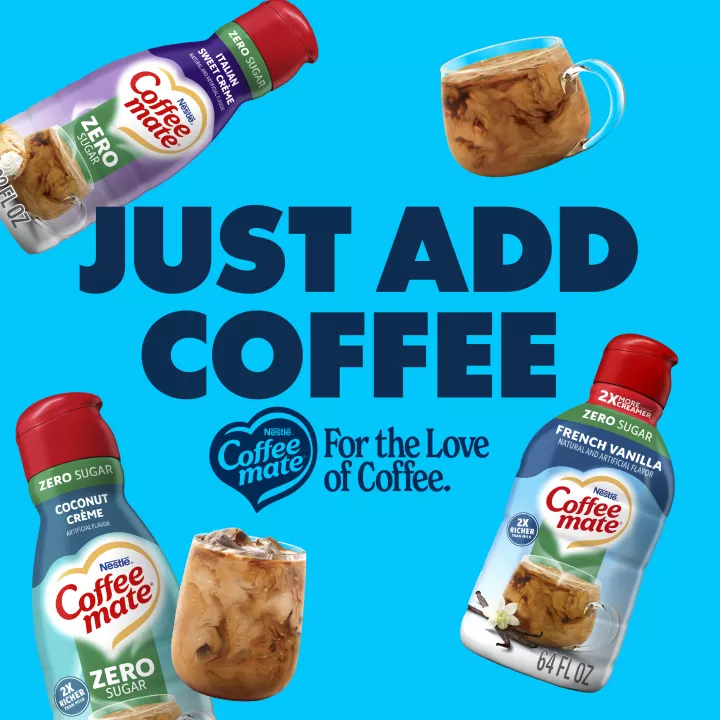 Zero Sugar French Vanilla Flavored Liquid Coffee Creamer