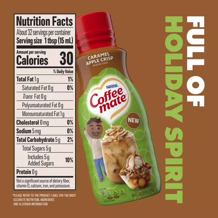 Caramel Apple Crisp Liquid Coffee Creamer