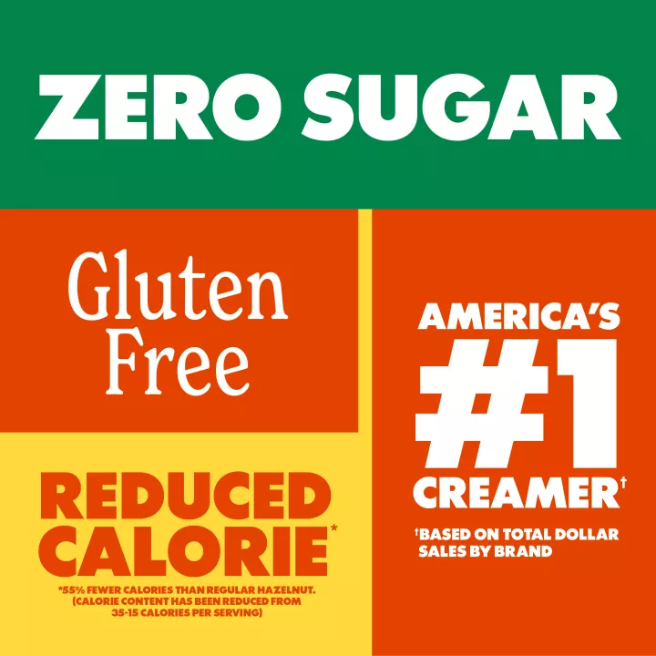 Zero Sugar Hazelnut Liquid Non-Dairy Creamer