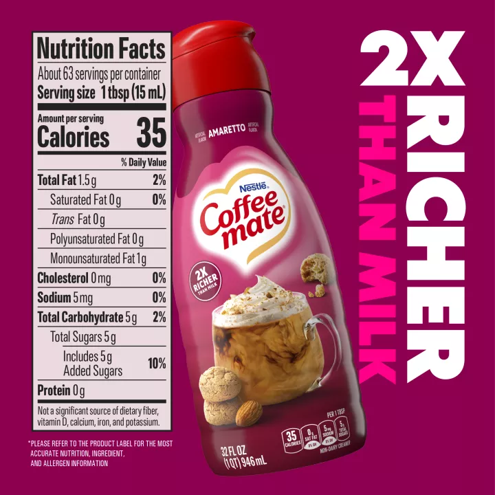 Amaretto Liquid Coffee Creamer