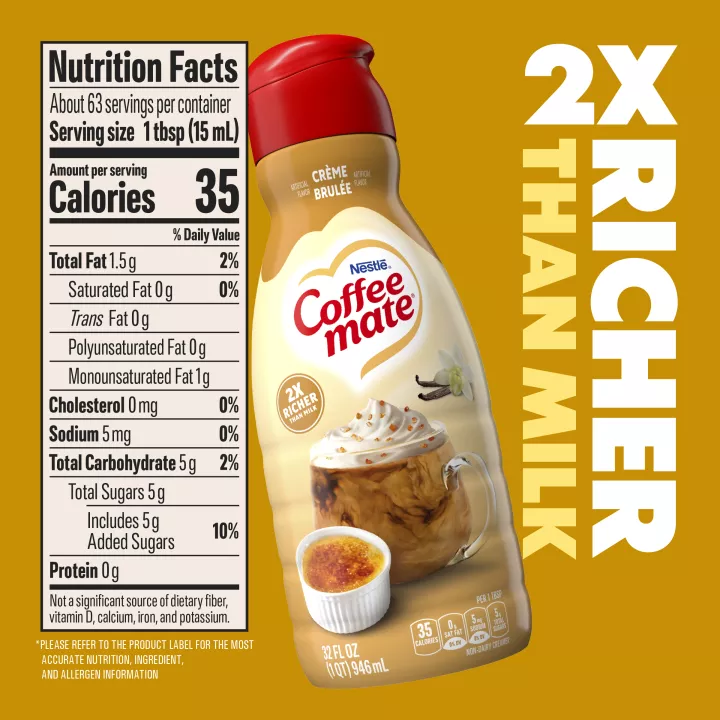 Crème Brulee Liquid Coffee Creamer
