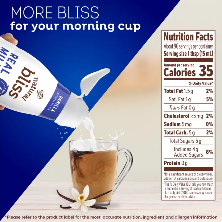 Vanilla Flavored Coffee Creamer