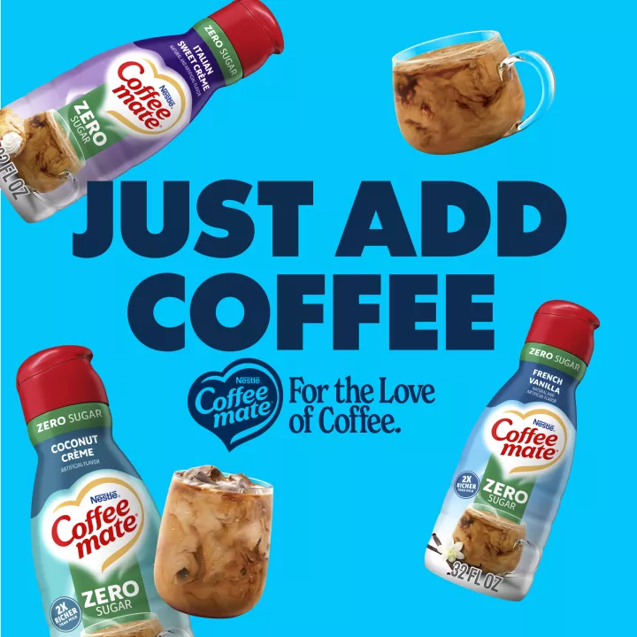 Zero Sugar French Vanilla Flavored Liquid Coffee Creamer