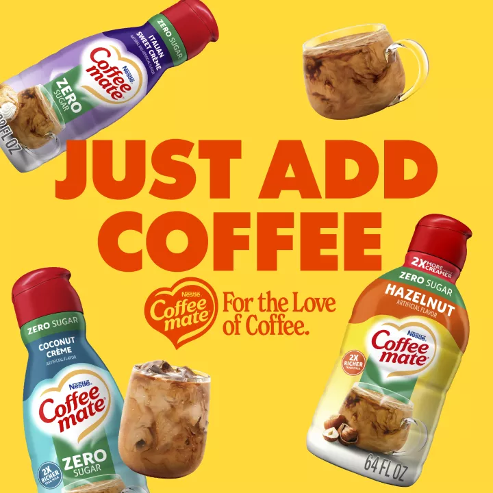 Zero Sugar Hazelnut Liquid Non-Dairy Creamer