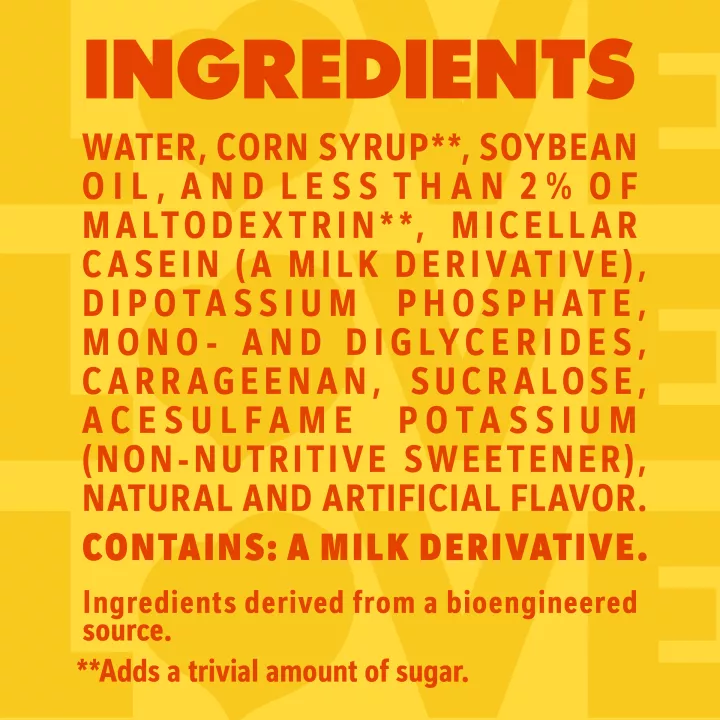 Zero Sugar Hazelnut Liquid Non-Dairy Creamer