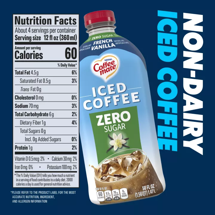 Zero Sugar French Vanilla Iced Coffee