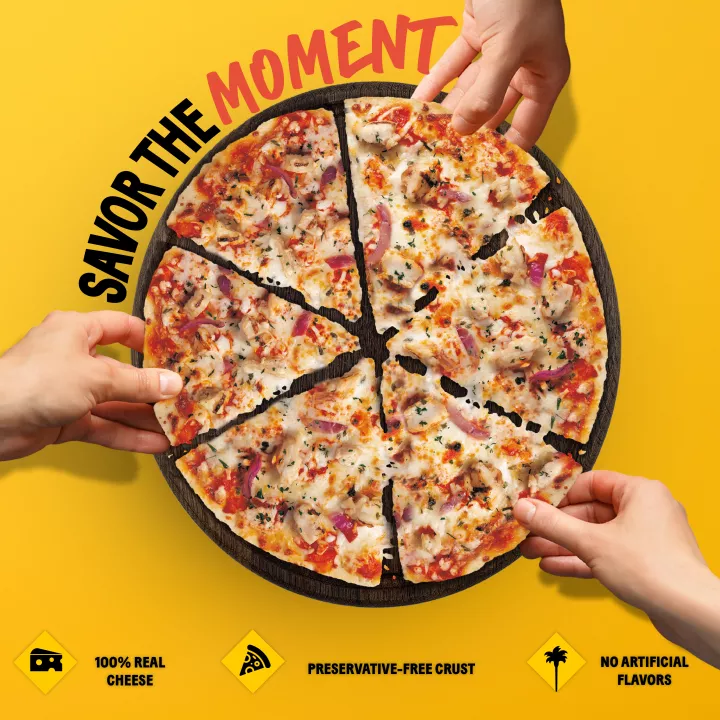 Buffalo Chicken Style Crispy Thin Crust Pizza