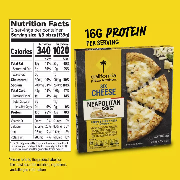 California Pizza Kitchen Neapolitan Six Cheese