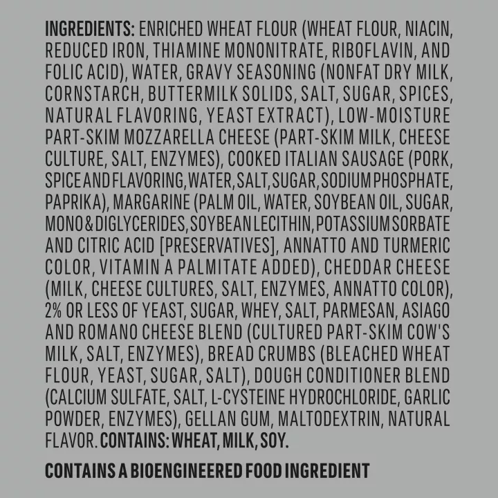 Sausage & Gravy Breakfast Croissant Personal Pizza