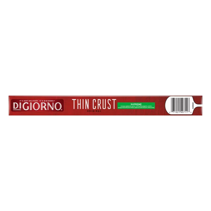 Classic Thin Crust Supreme Pizza