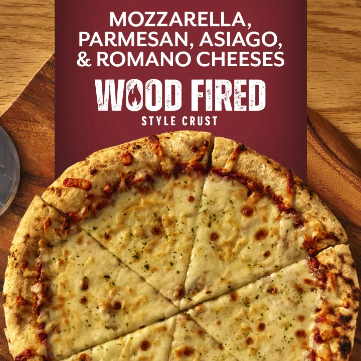 Four Cheese Wood Fired-Style Pizza 14.6oz | Official DIGIORNO®
