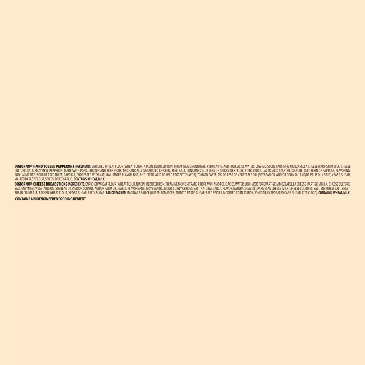 Pepperoni Hand-Tossed Pizza and Cheesy Garlic Breadsticks Combo