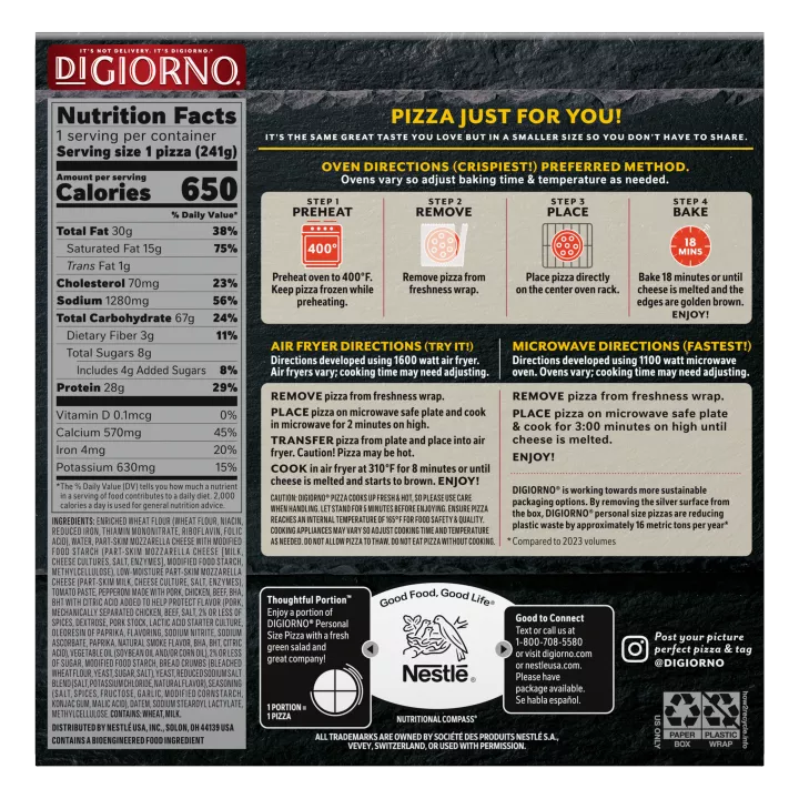 Pepperoni Personal Pizza