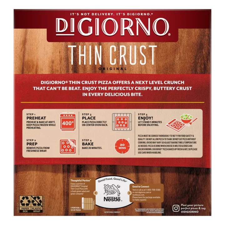 Classic Thin Crust Supreme Pizza