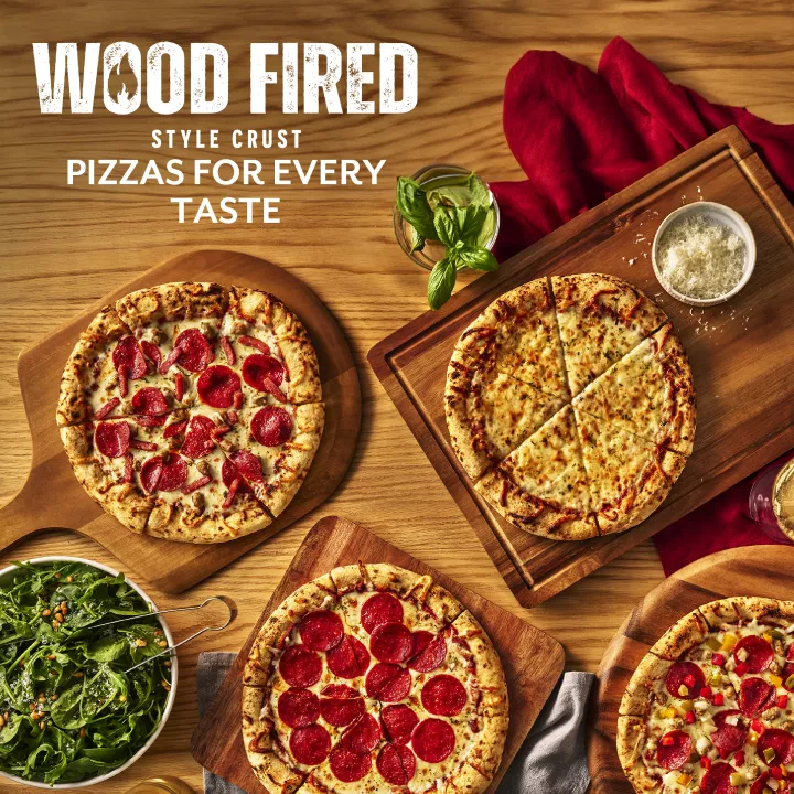Four Cheese Wood Fired-Style Pizza 14.6oz | Official DIGIORNO®