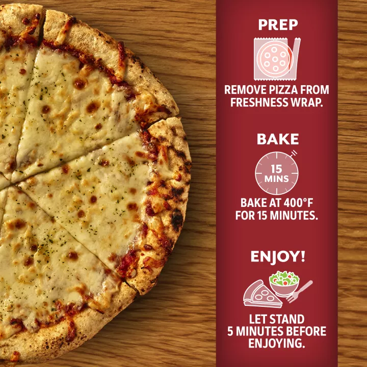 Four Cheese Wood Fired-Style Pizza 14.6oz | Official DIGIORNO®